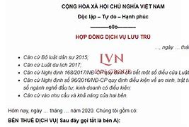 Hợp Đồng Lưu Trú Du Lịch