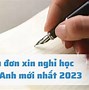 Nghỉ Học Tiếng Anh Là J